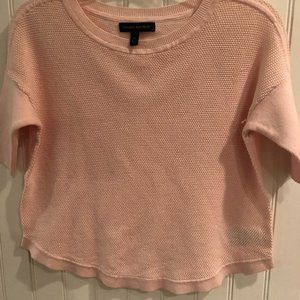 Peach cotton airy top